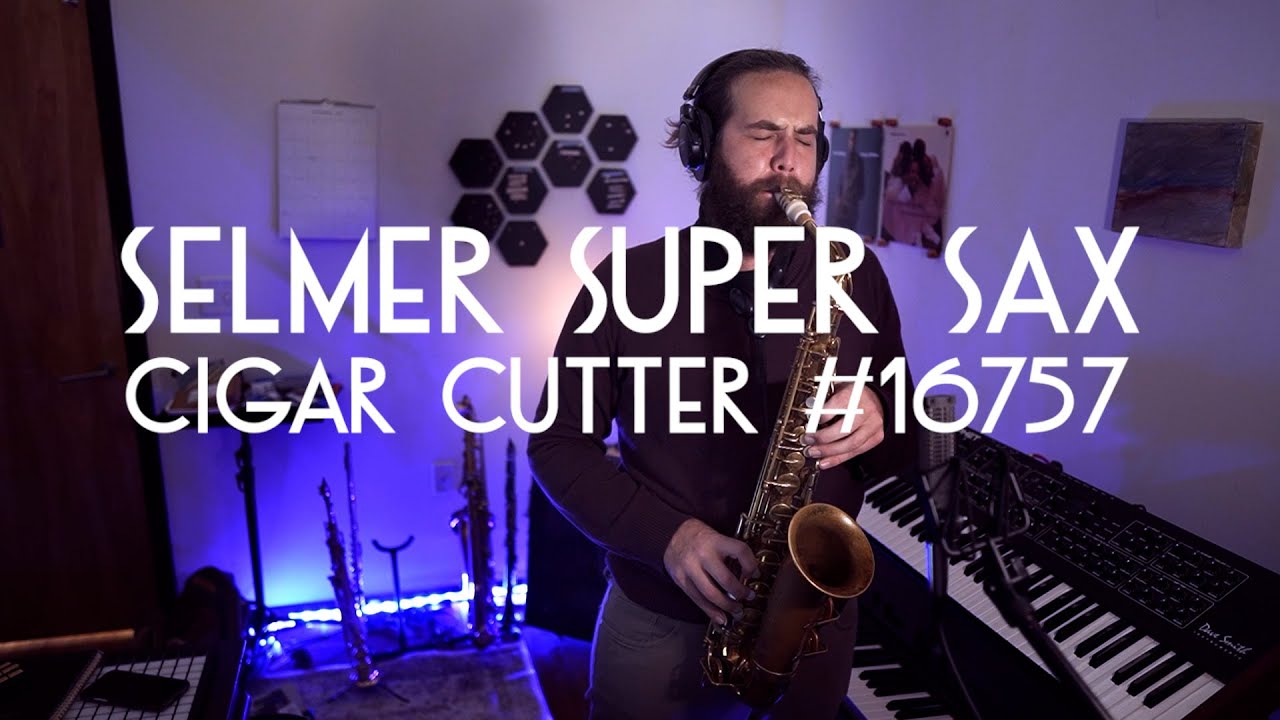 Selmer Super Sax Cigar Cutter Alto 16757 / GS NEW YORK Alto Mouthpiece Meyer Bros NY Replica 7M