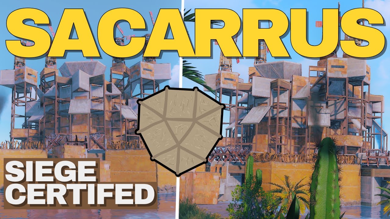 THE SACARRUS - META | ANTI-SIEGE - The BEST Medium Group Rust Base Design 2025
