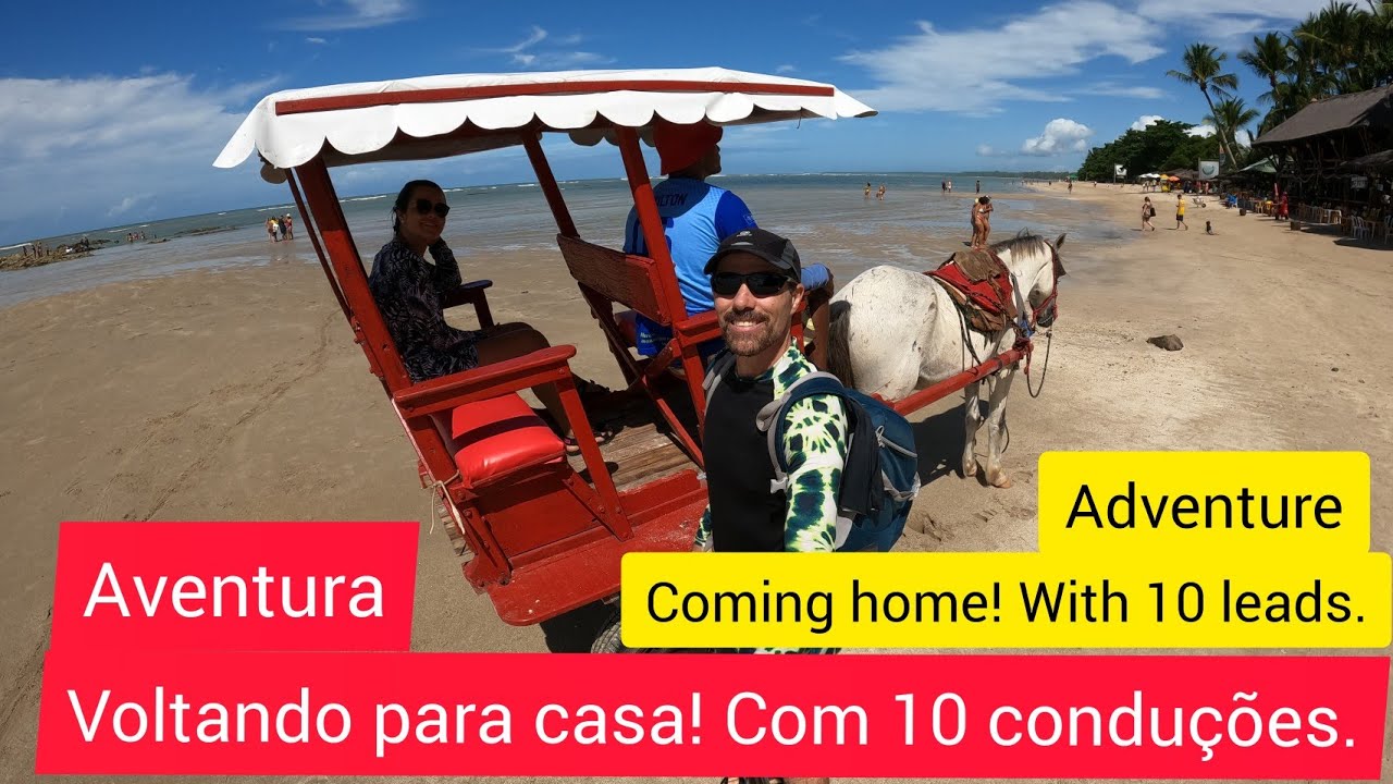 Viagem de Morro de São Paulo à Bragança Paulista. Trip from Morro de São Paulo to Bragança Paulista