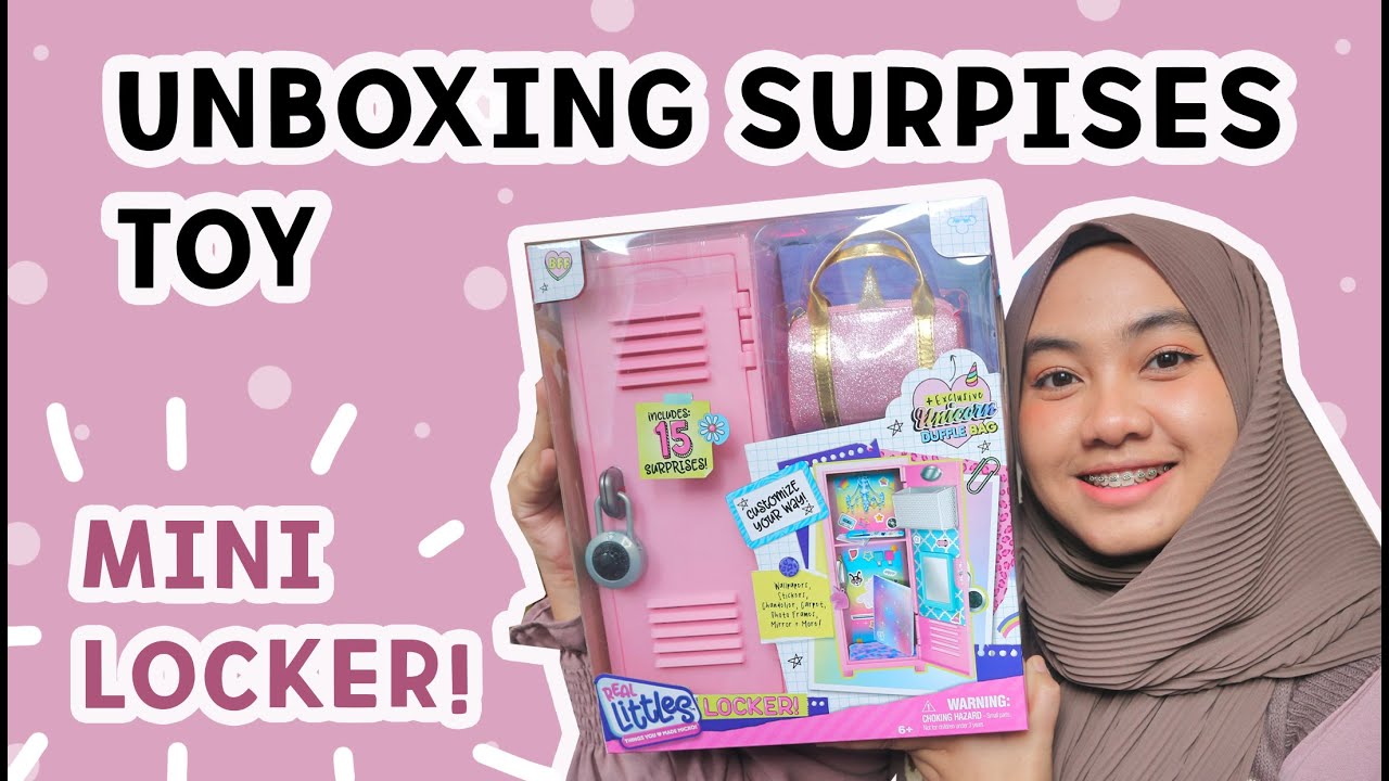 Unboxing Dan Menghias Locker Mini Warna Pink! | Asakecil