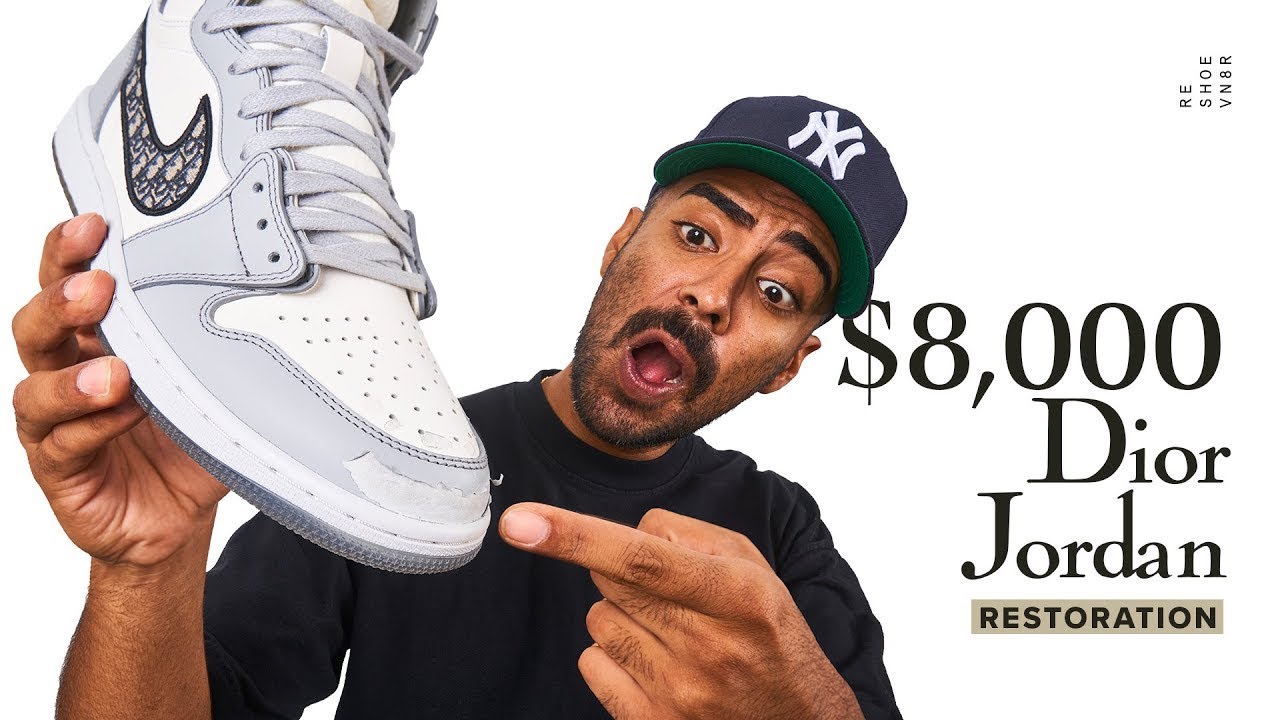 Is This Even Fixable? $8,000 Destroyed Dior Jordan 1