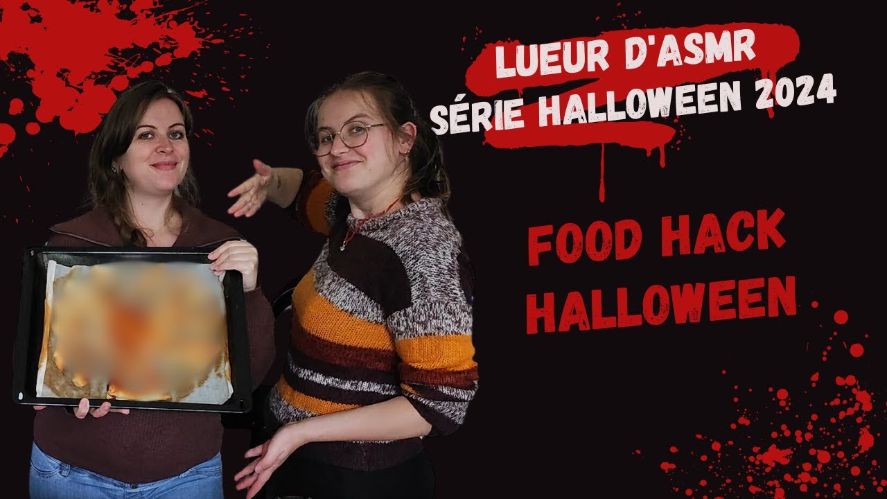 ASMR FR | HALLOWEEN #15 Food hack Tiktok avec ma soeur (et ses chats)