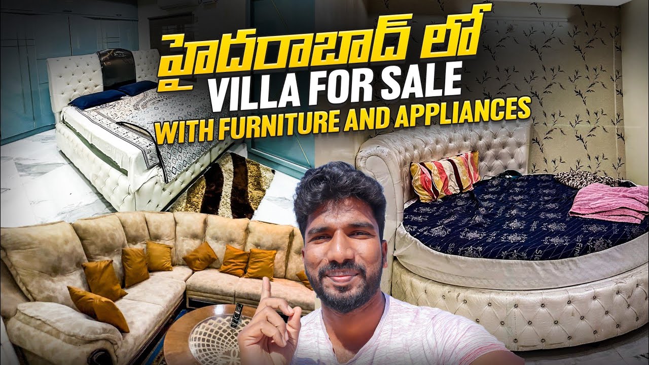 Fully Furnished Villa with Appliances for Sale In Hyderabad | R Square Properties
