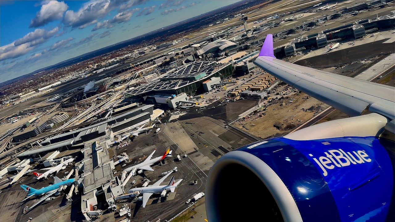 [4K] – Full Flight – JetBlue Airways – Airbus A220-371 – JFK-SYR – N3255J – B62101 – IFS 1117