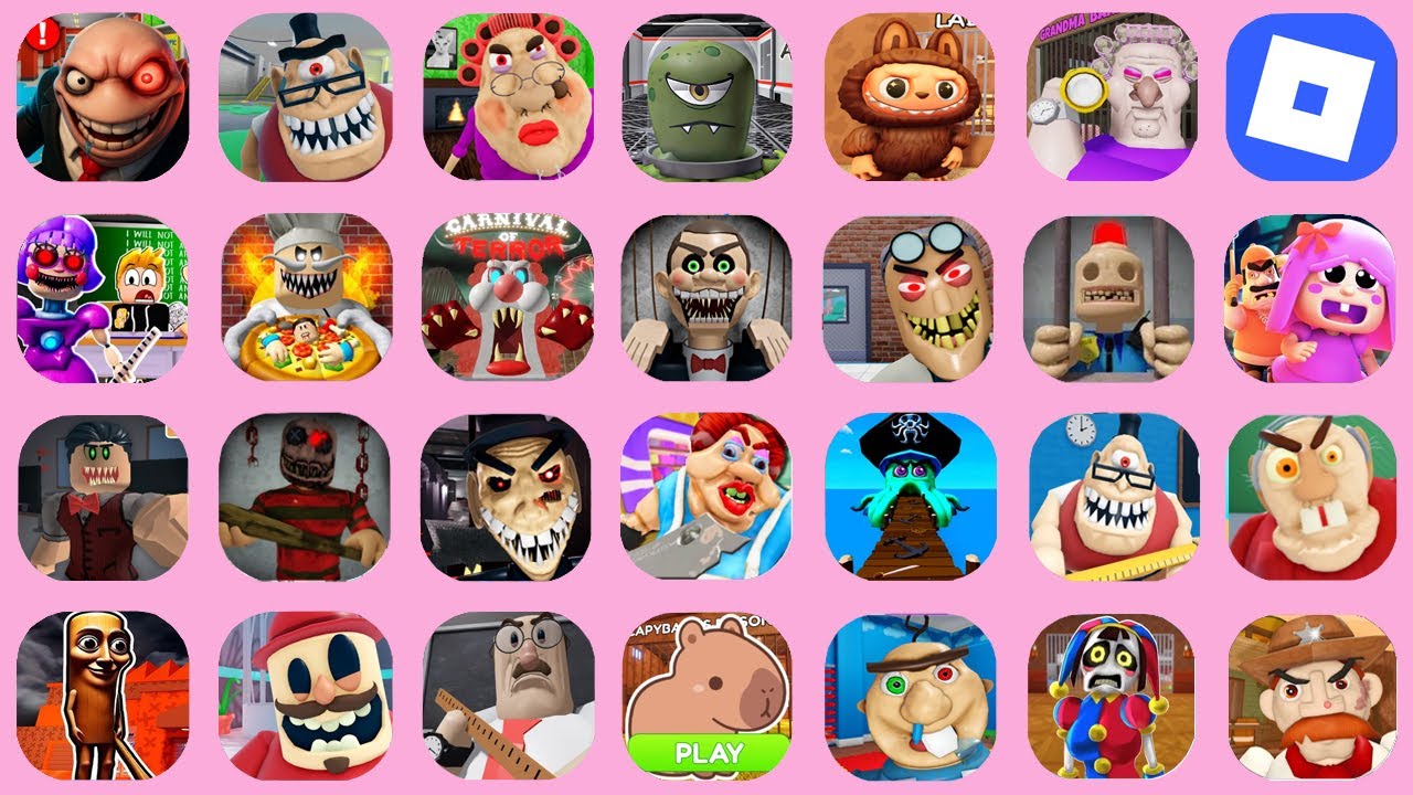 Roblox. MR YUMMY'S SUPERMARKET!. ESCAPE MR. STINKY DETENTION!. ESCAPE EVIL GRANDMA!. LABUBU PRISON!