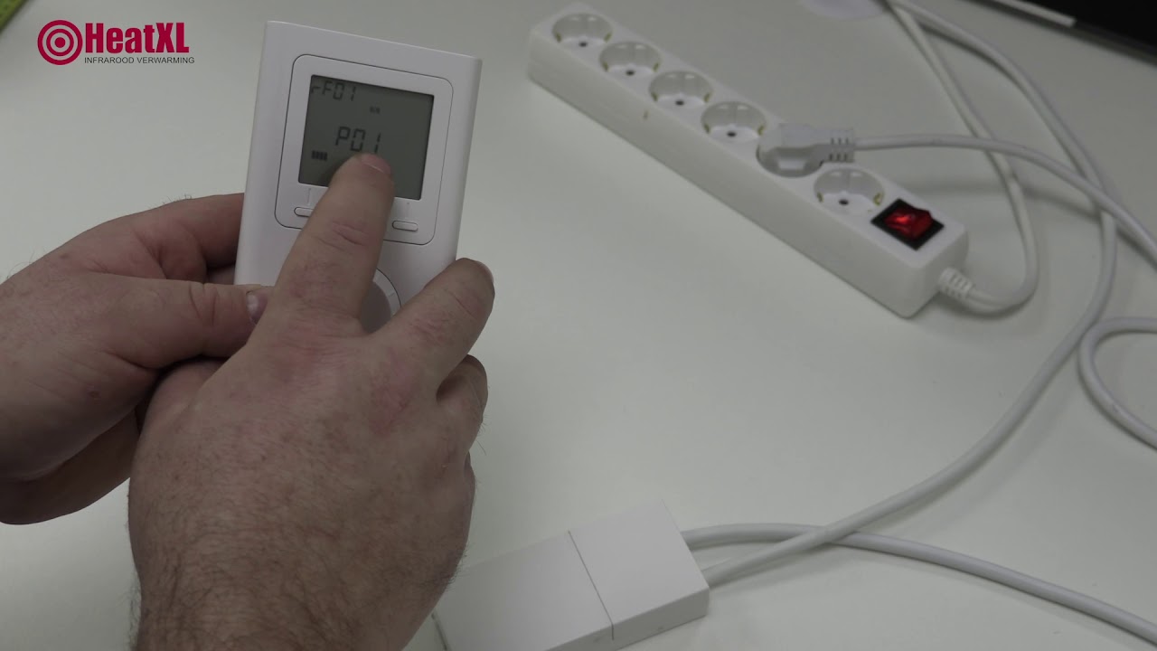 Ecaros thermo top infrarood panelen ontvanger | Koppelen met de thermostaat