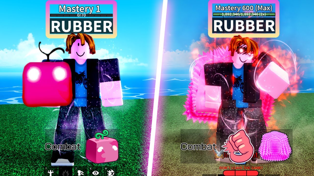 Noob to Pro Using Only Rubber Fruit | Awaken Human V4