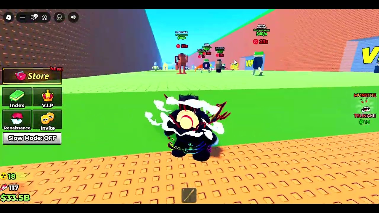 Roblox : tsunami pour des brainrots !