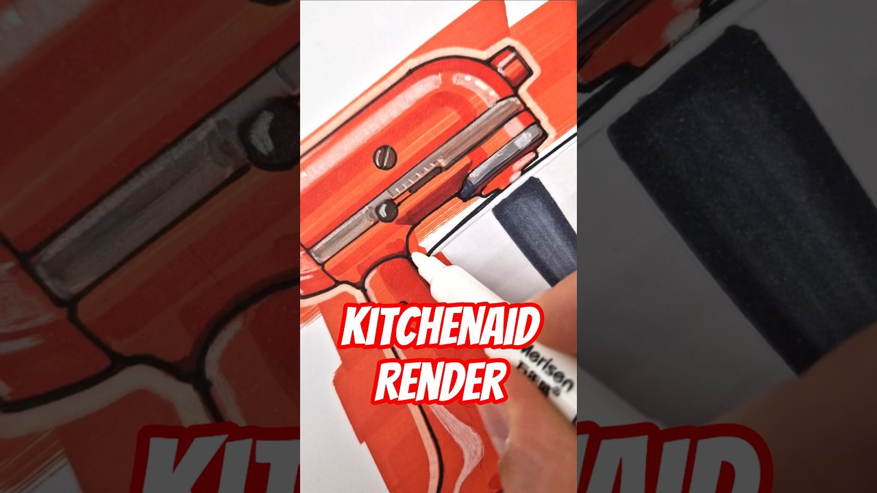 KitchenAid #design #art #asmr #designer #drawing #productsketch #sketch #render #product #design