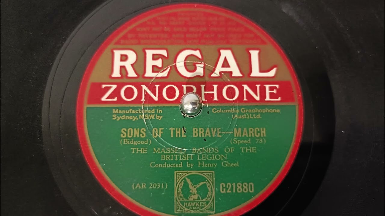 'Sons of the Brave' (1933) The Massed Bands of the British Legion