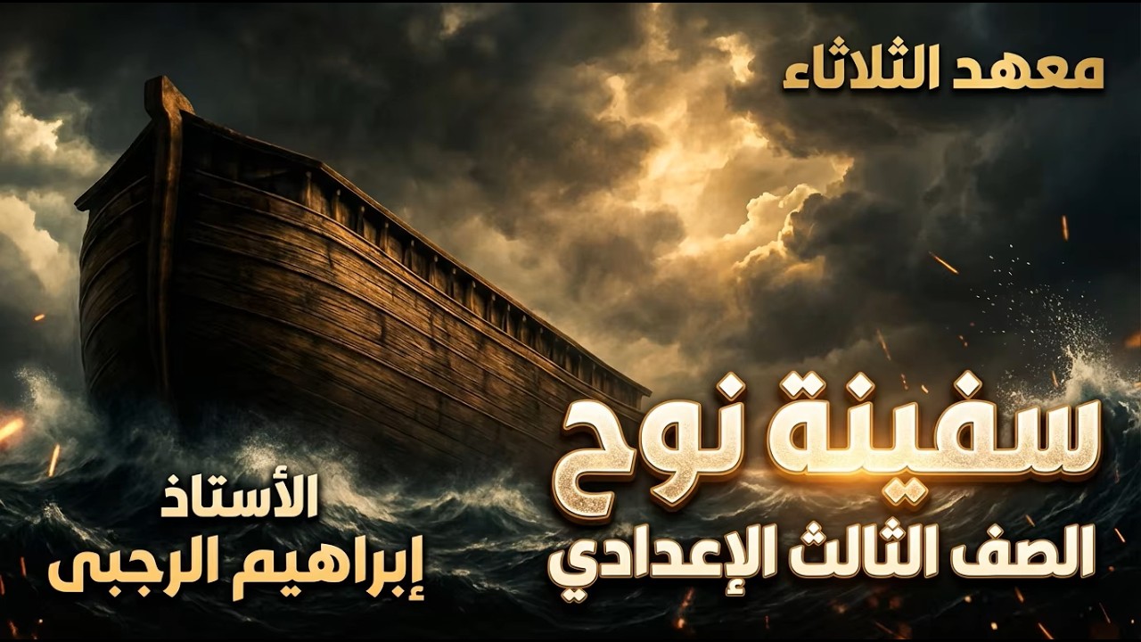 تكملة درس سفينة نوح (نص قرآني) | تالتة إعدادي - الترم الثاني 2026 🚢