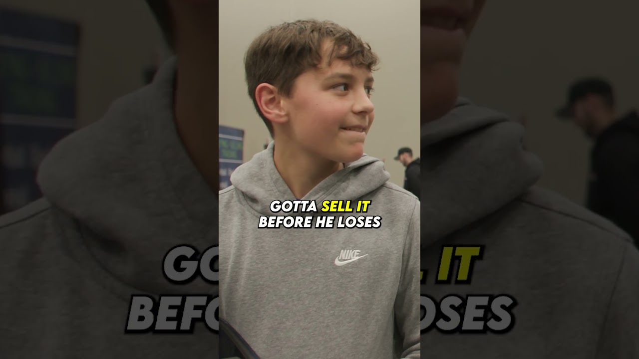 He Bought a Prizm Black 1/1 For $3 At a Card Show 🤯 #shorts