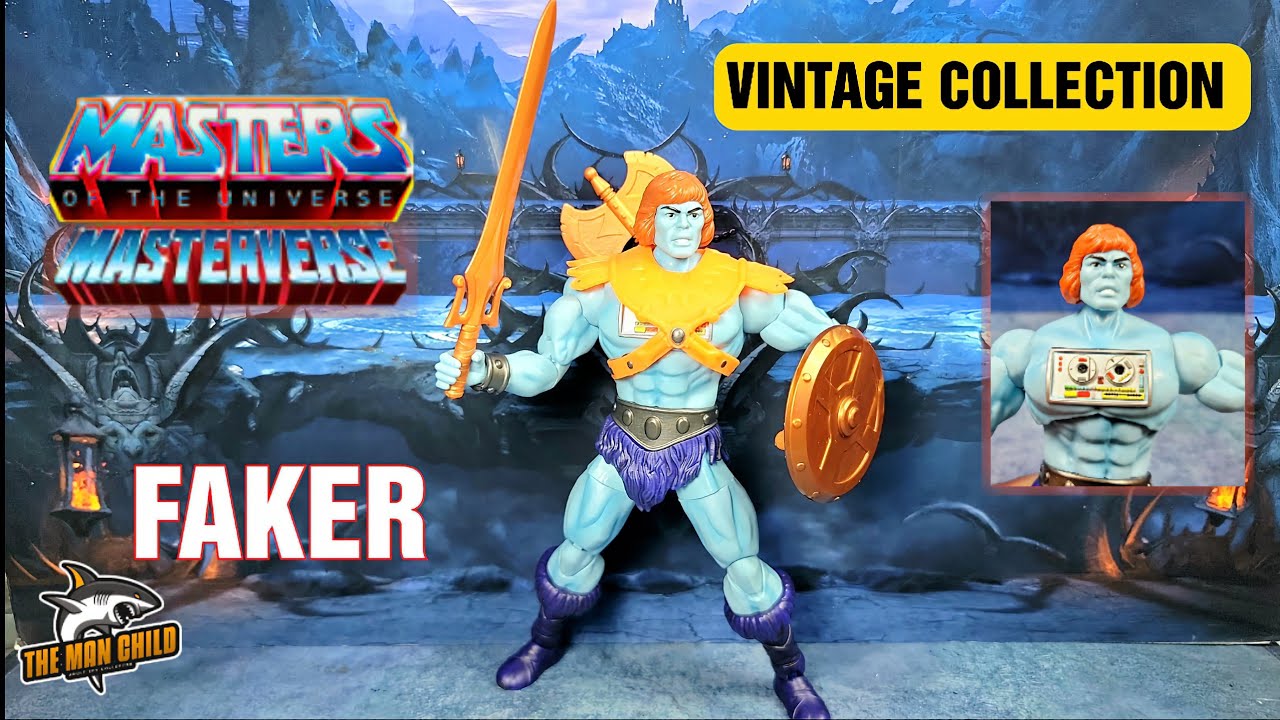 Masters of the Universe Masterverse Vintage Collection FAKER Figure Review!