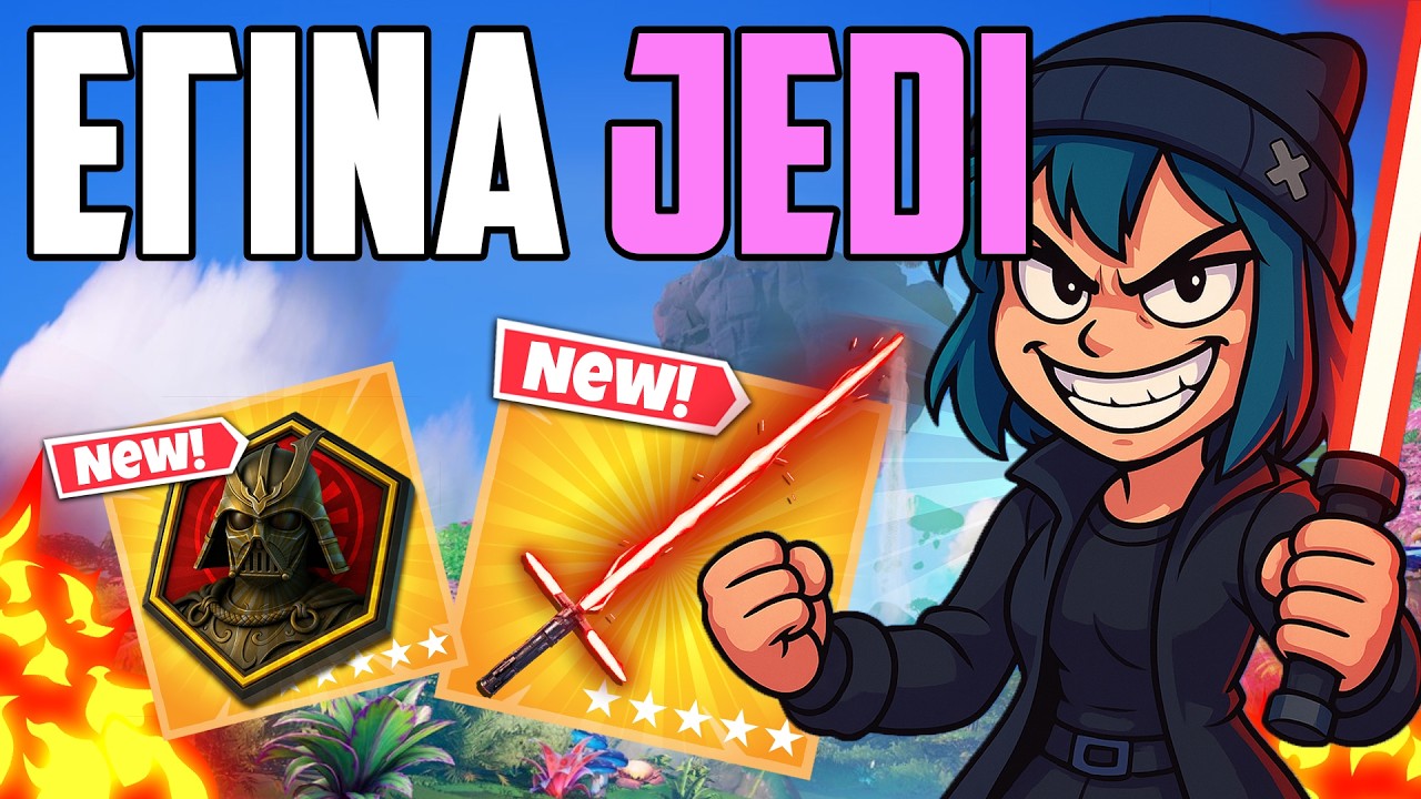 ΕΓΙΝΑ JEDI ΓΙΑ 24 ΩΡΕΣ ΣΤΟ FORTNITE (δεν πήγε πολύ καλά)