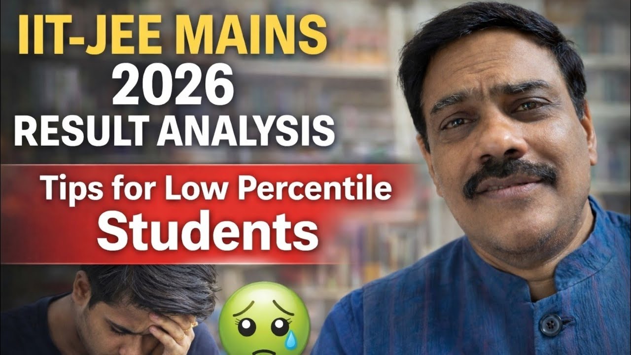 IIT-JEE Mains 2026 Result Analysis - Tips for low percentile students 