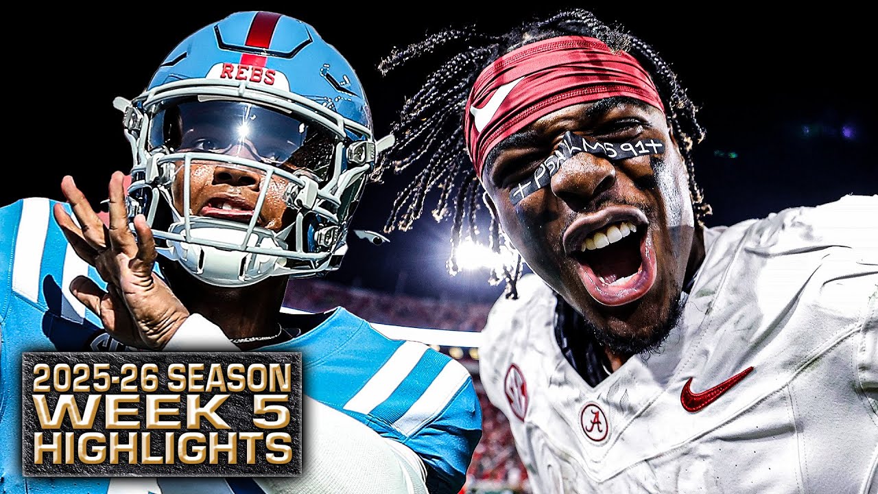 WEEK 5 HIGHLIGHTS from the 2025-26 college football season 🎥 | ESPN College Football