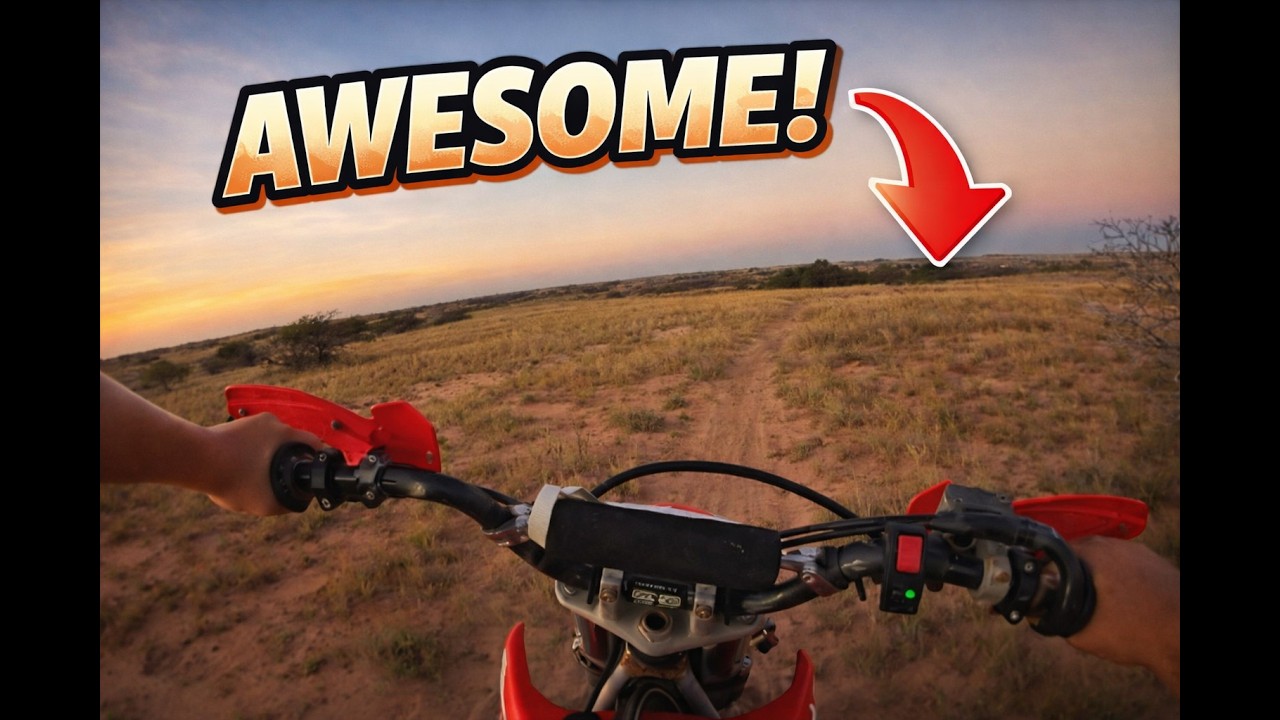 FULL SEND RIPPING PITBIKES IN THE OUTBACK!