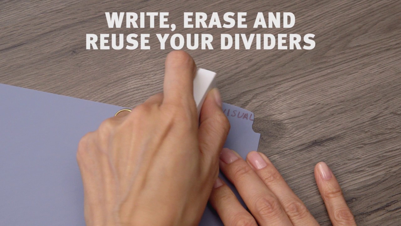 Avery Write & Erase Durable Plastic Dividers