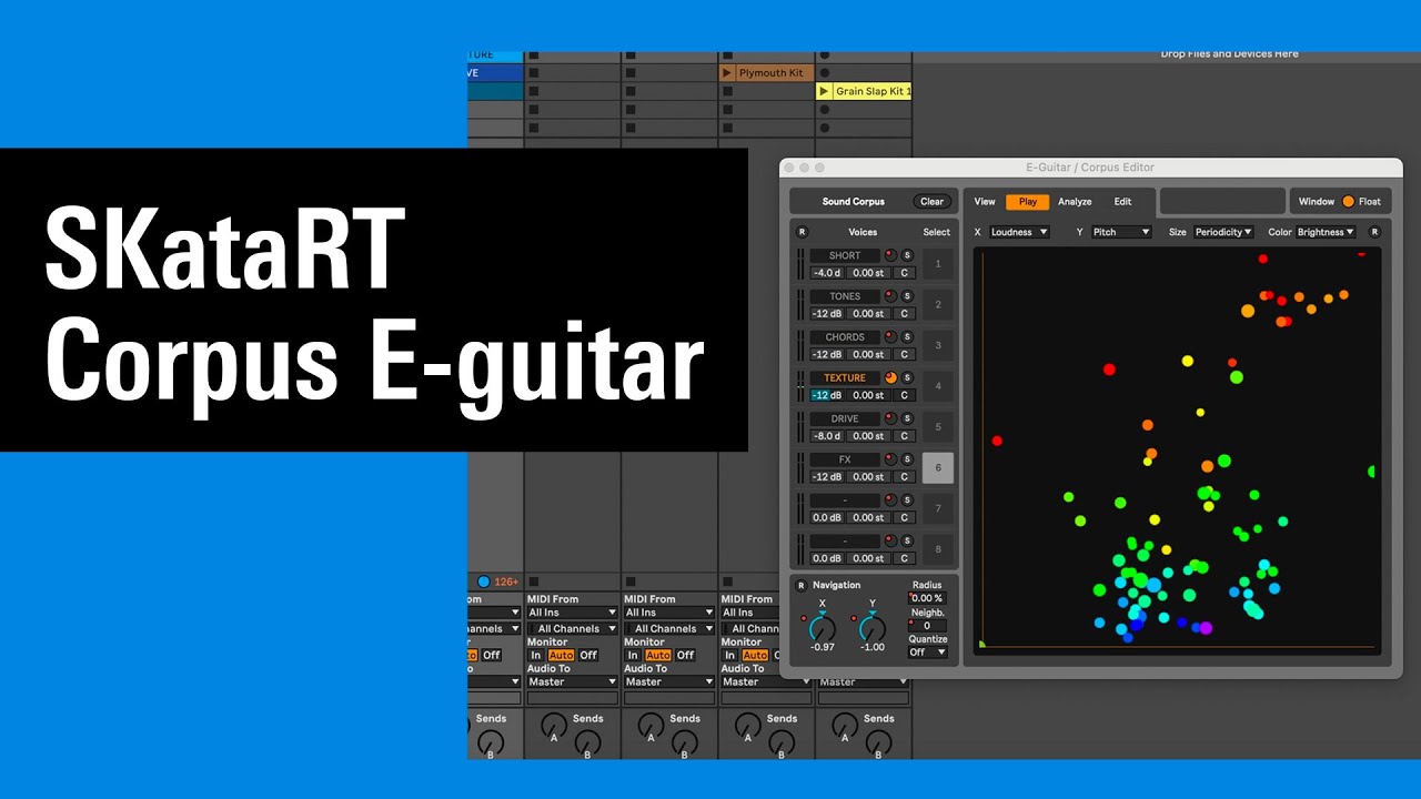 IRCAM Tutorials / SKataRT Corpus E-guitar