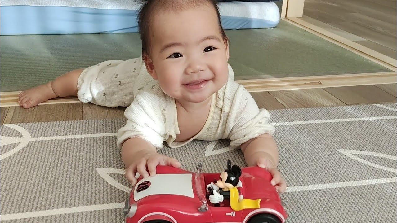 1歳まであと113日のニコニコりこちゃん