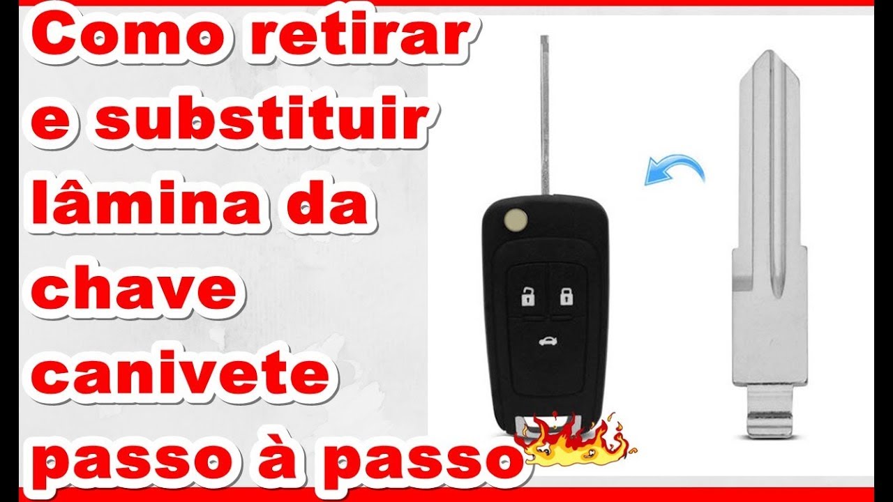 Como substituir lâmina de chave canivete