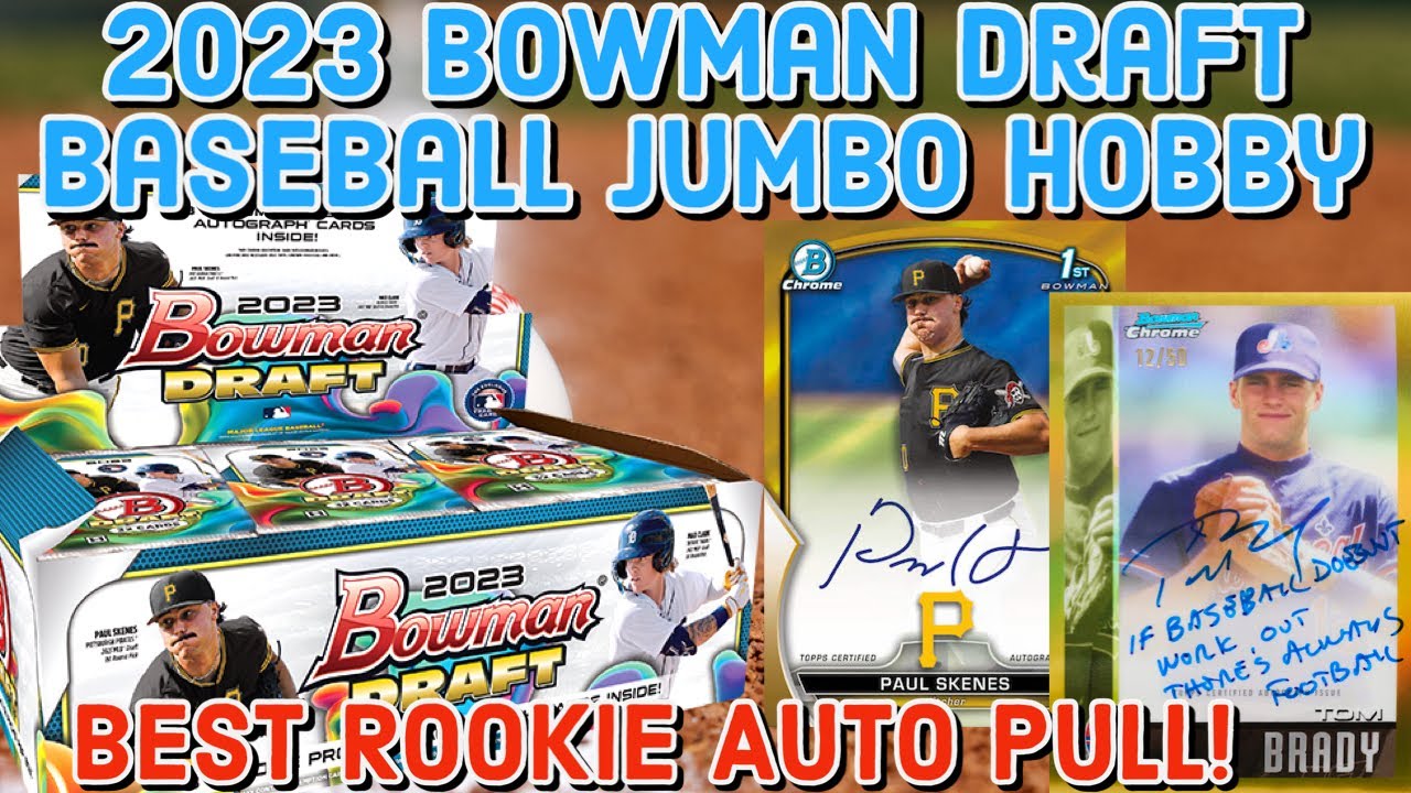 HUGE Rookie Auto!! 🔥💰 2023 Bowman Draft Baseball Jumbo Hobby Box ⚾️ - review