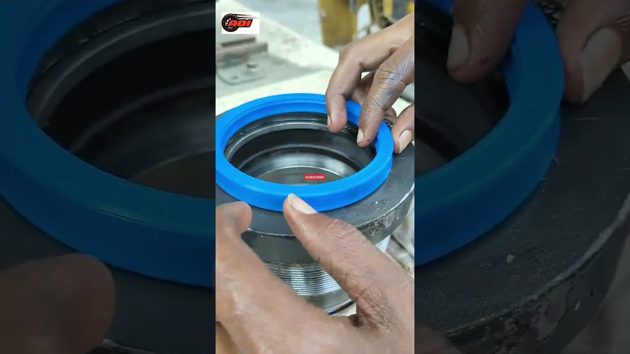 How to repair heavy hydraulic cylinder ||