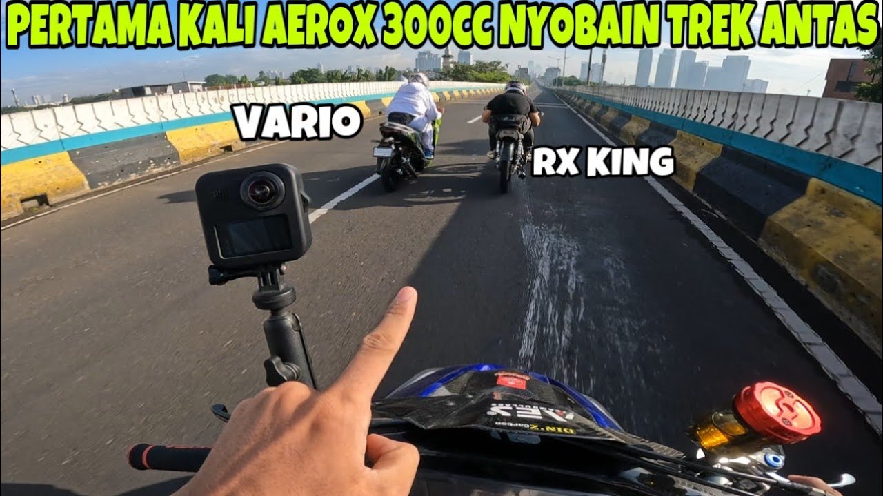 SUNMORI NAIK KE ANTAS‼️AEROX 300CC AUTO LIMIT