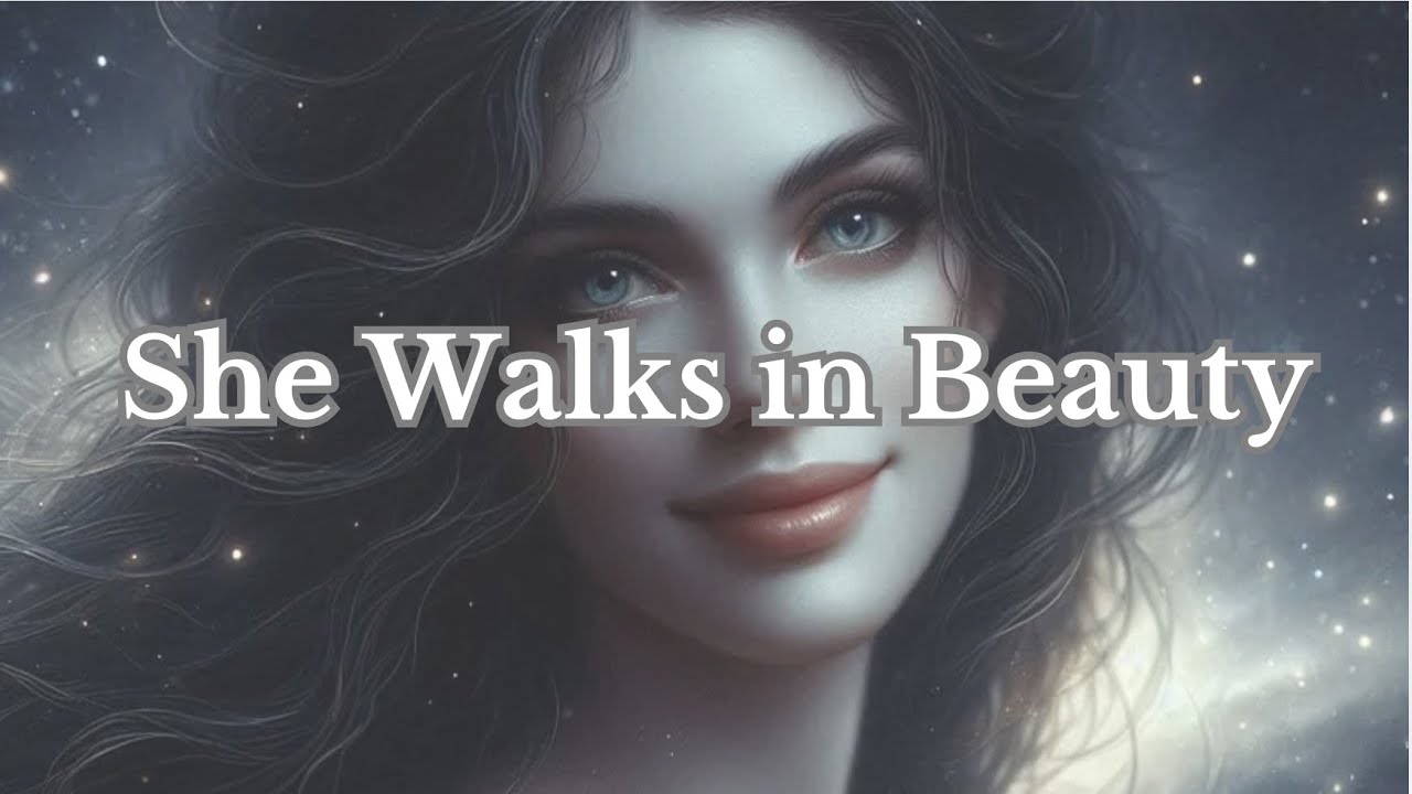 She Walks in Beauty (lyrics)  │ Lord Byron │ Poem│ Poet│ Classic │ AI Music │ Pop Music
