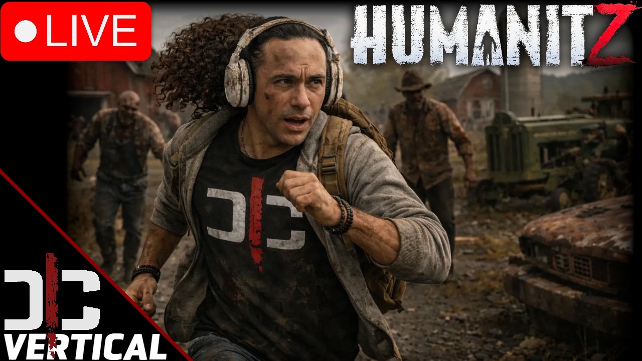 Vertical Live - HumanitZ 1.0 - Day 3 - Move Over Zomboid - Co-op Open World Survival Zombie Outbreak