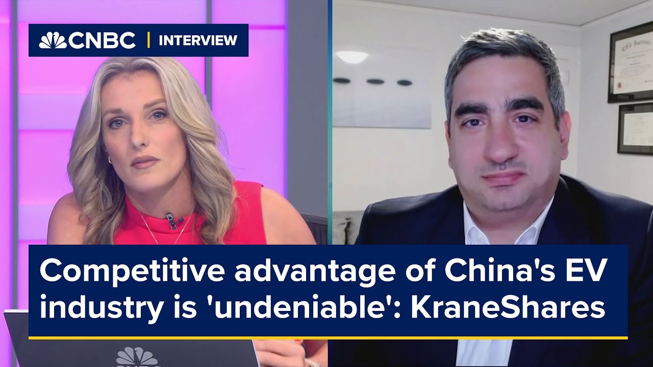 The competitive advantage of China's EV industry is 'undeniable,' KraneShares says