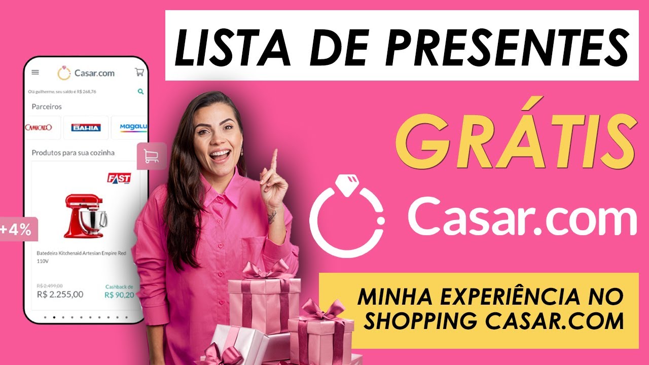A melhor lista de presentes de CASAMENTO: Minha experi&ecirc;ncia com o SHOPPING CASAR.COM