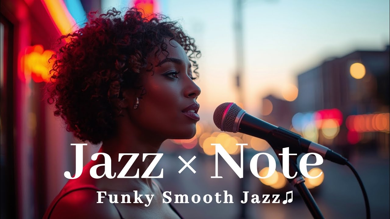 【Jazz Note】Smooth Jazz　ネオンに揺れる夜｜女性ボーカル｜Lo-fi Jazz Night Groove