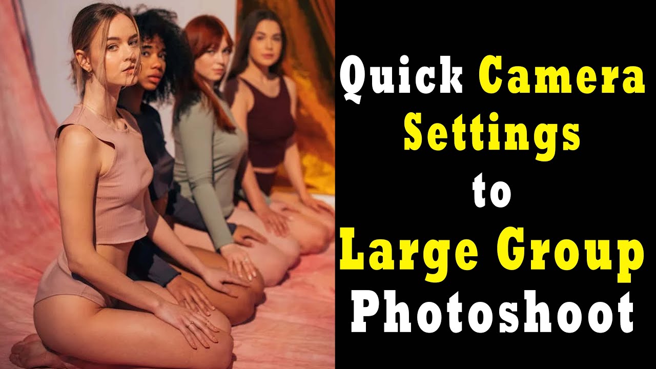 Quick Camera settings to Photograph A Large Group | How to Photograph A Large Group?