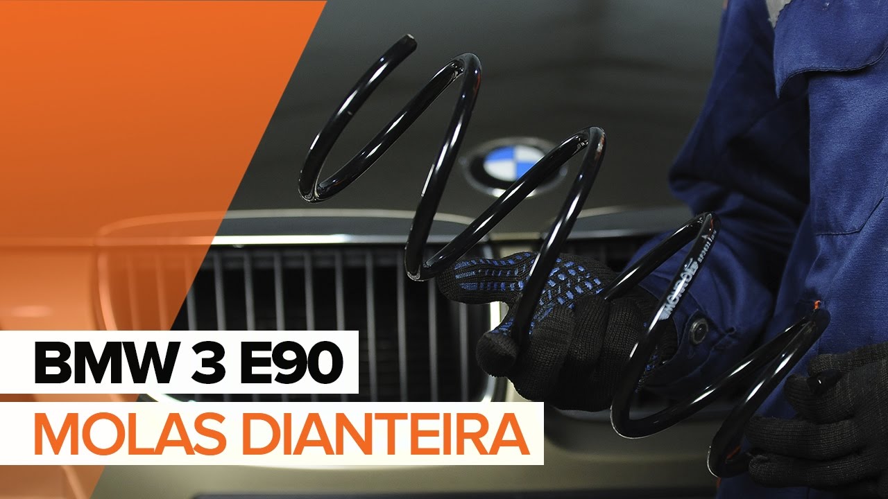 Como substituir molas dianteira no BMW 3 E90 TUTORIAL | AUTODOC