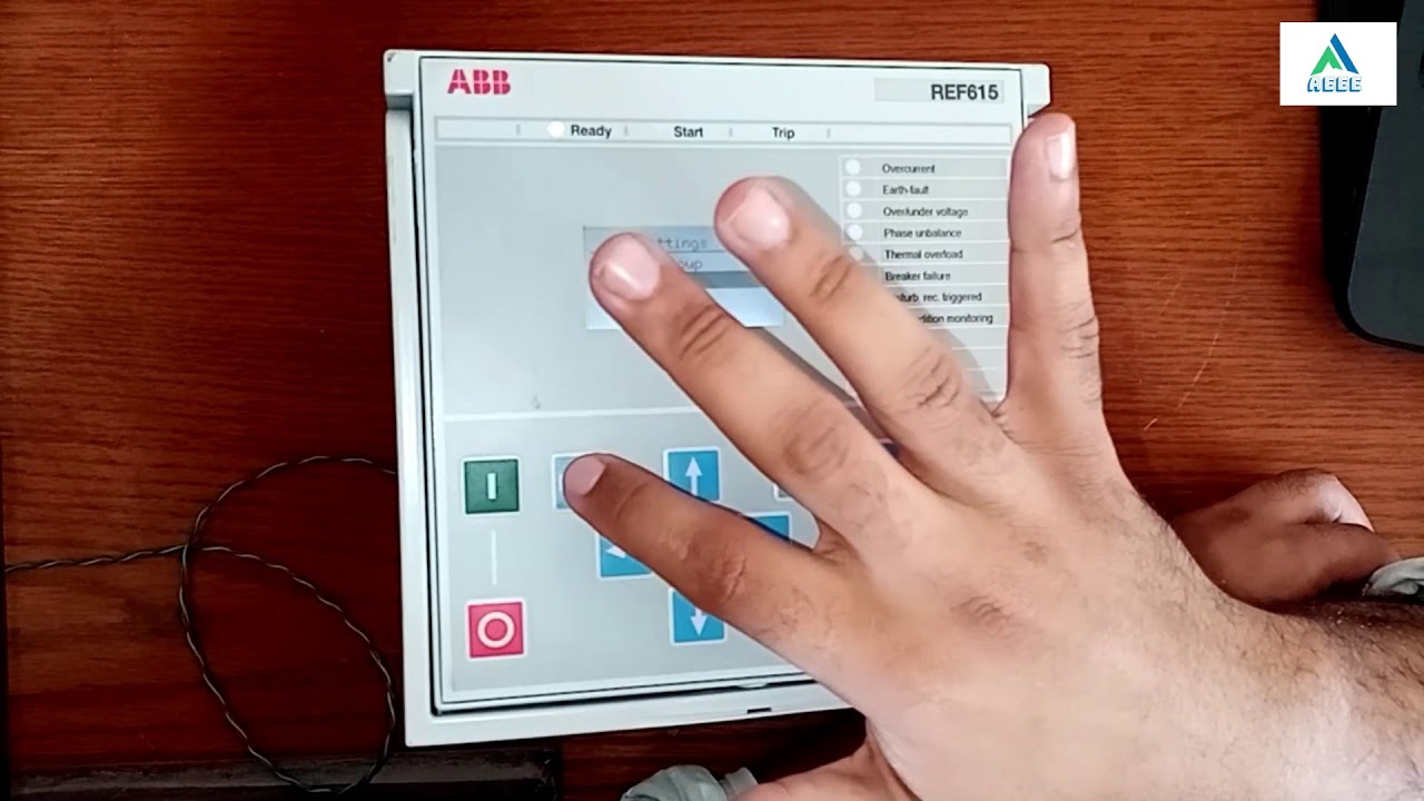 شرح كامل لجهاز REF 615 مع شح طريقه عمل CLAER &RESET لل FAULTS وكمان لل PROGRAMMABL LEDS