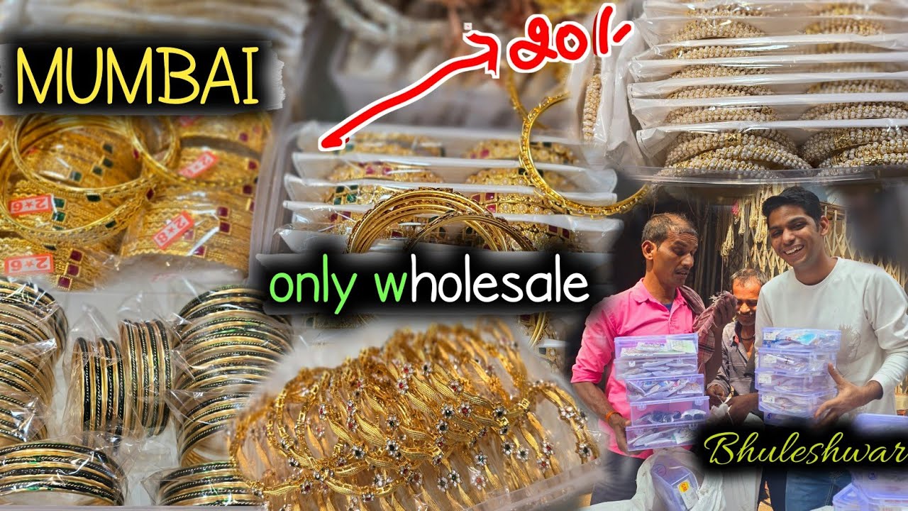 Bangles Manufacturer in Mumbai |  Biggest Jewellery Wholesaler in mumbai || Dablu daily vlogs