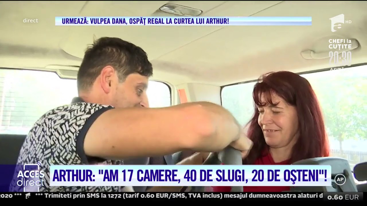 Regina Dana, dusă cu roaba la palatul lui Arthur de la Ceptura: 