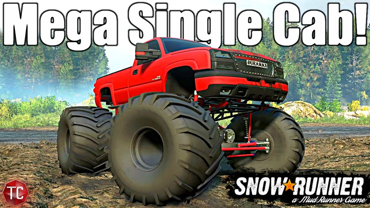SnowRunner: NEW SINGLE CAB CATEYE DURAMAX MEGA/MONSTER TRUCK!