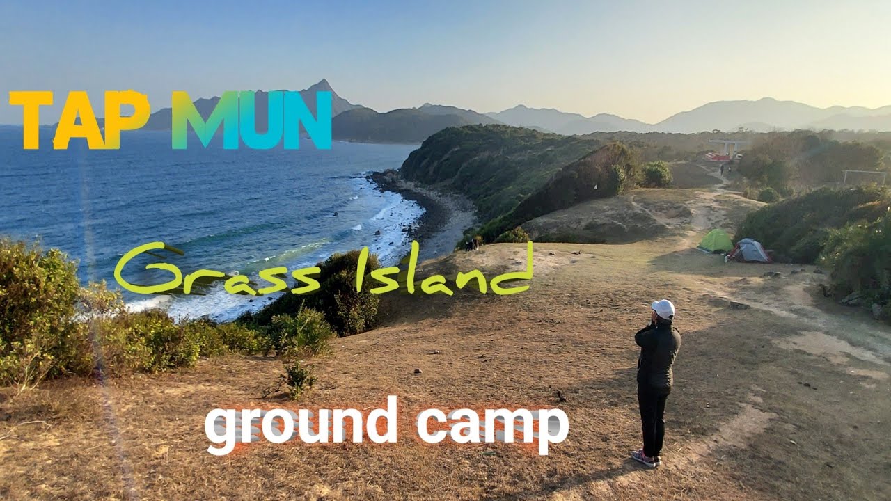 Tap mun.grass Island camping ground hongkong #explorehongkong 