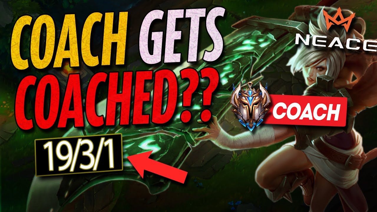 Got my own coaching, for the hardest mechanical champ in the game. MUST SEE.