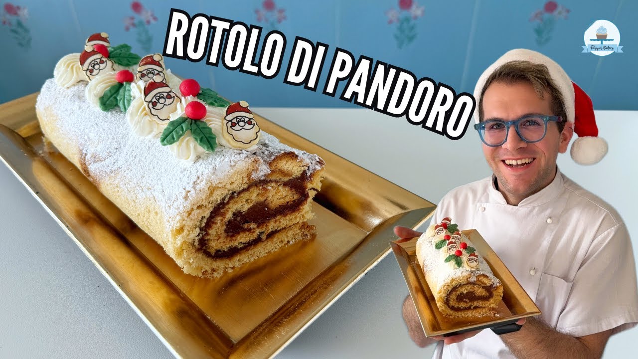 ROTOLO DI PANDORO, pronto in 5 minuti | Filippo's Bakery