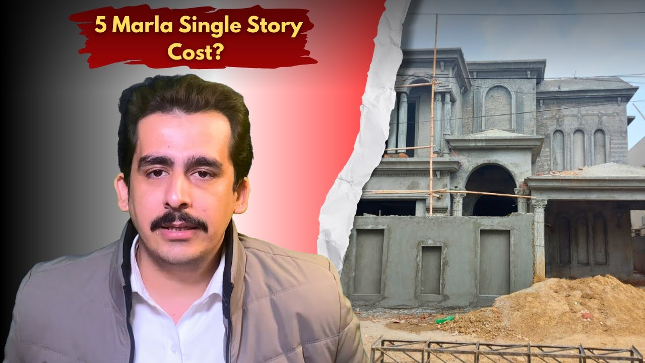 5 Marla Single Story House Construction Cost in 2025&ndash;2026 |Complete Material & Labour Cost Breakdown