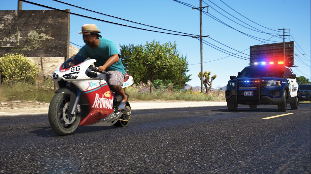 LSPDFR - Day 735 - Fleeing with no tire