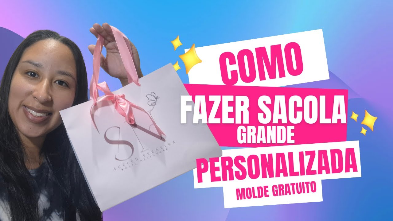 Como fazer Sacola Personalizada - Venda Muito