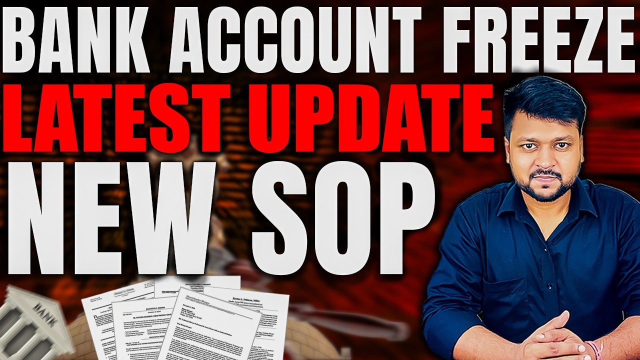 Bank Account Freeze || Letest Update || New Sop || Adarsh Singhal