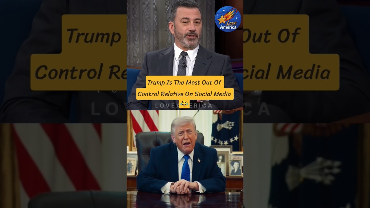 Kimmel Roast Trump And Natalie Harp For Posting All Time On Social Media #trump #kimmel #uspolitics