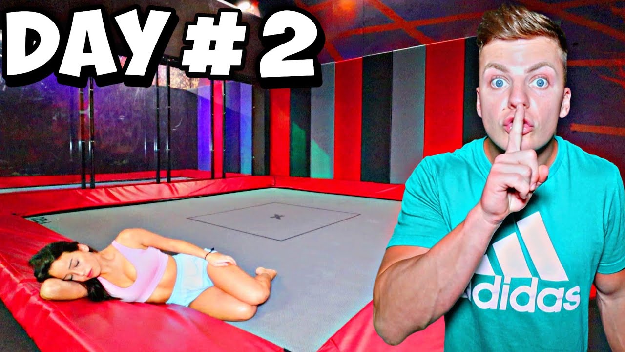 LAST TO LEAVE SUPER TRAMPOLINE WINS $10,000!