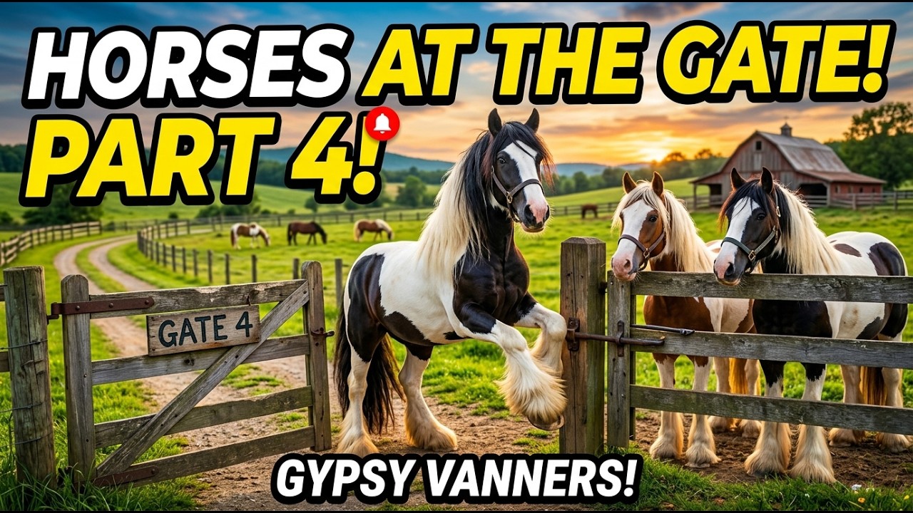 Horses at the gate part 4   World Horse day!!