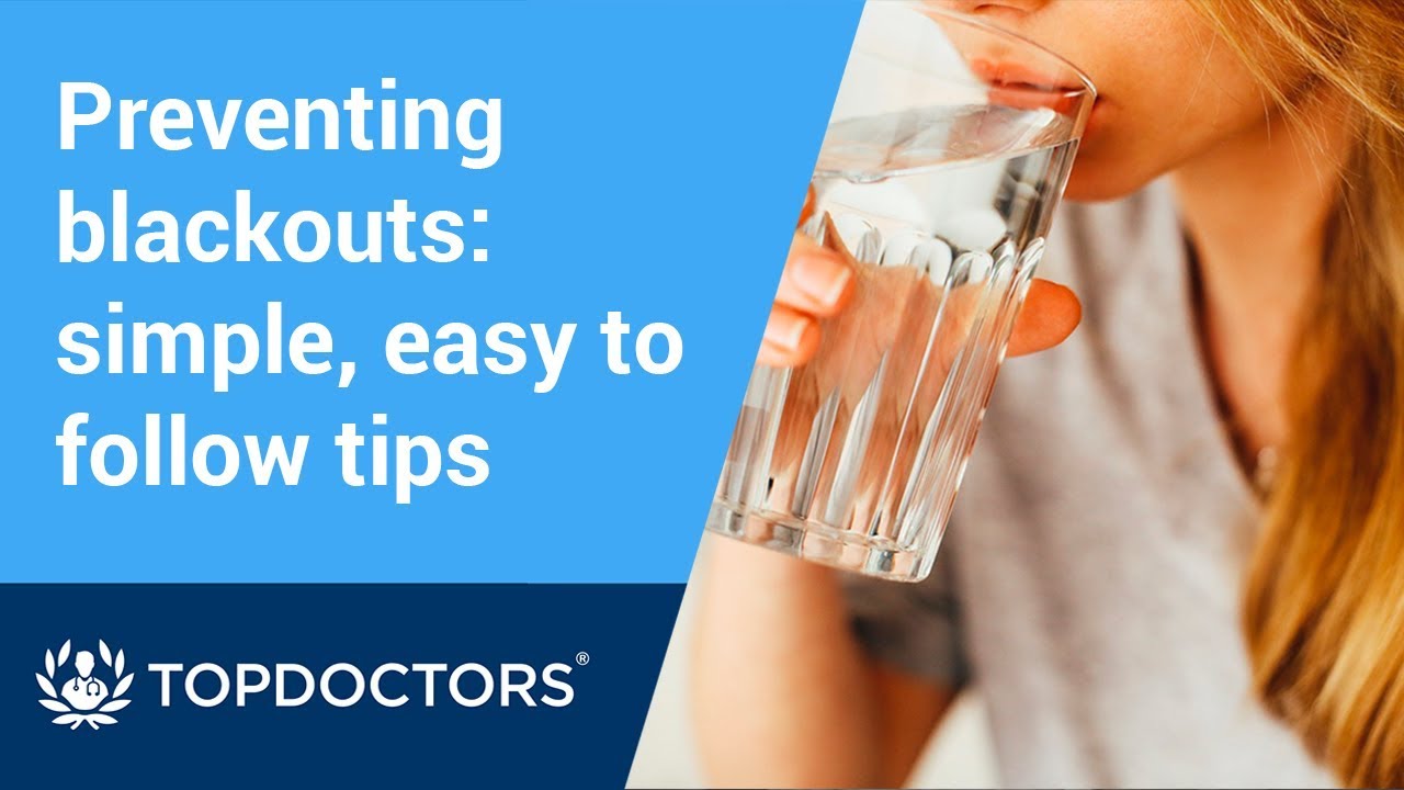 Preventing blackouts: Simple, easy to follow tips